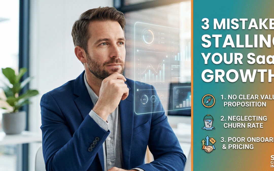 If Your SaaS Isn’t Growing, You Might Be Making These 3 Mistakes