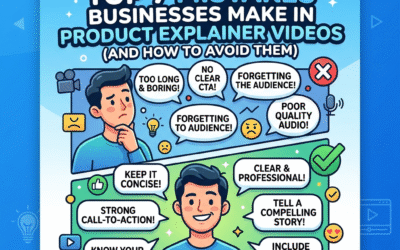 Top 7 Mistakes Businesses Make in Product Explainer Videos (And How to Avoid Them)