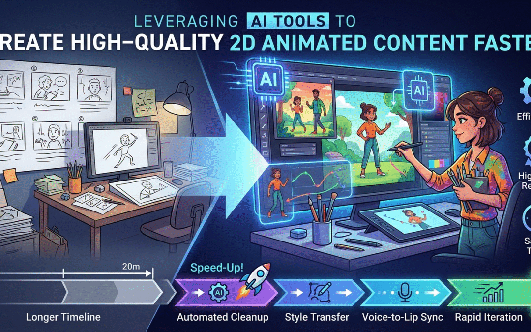 Leveraging AI Tools to Create High‑Quality 2D Animated Content Faster